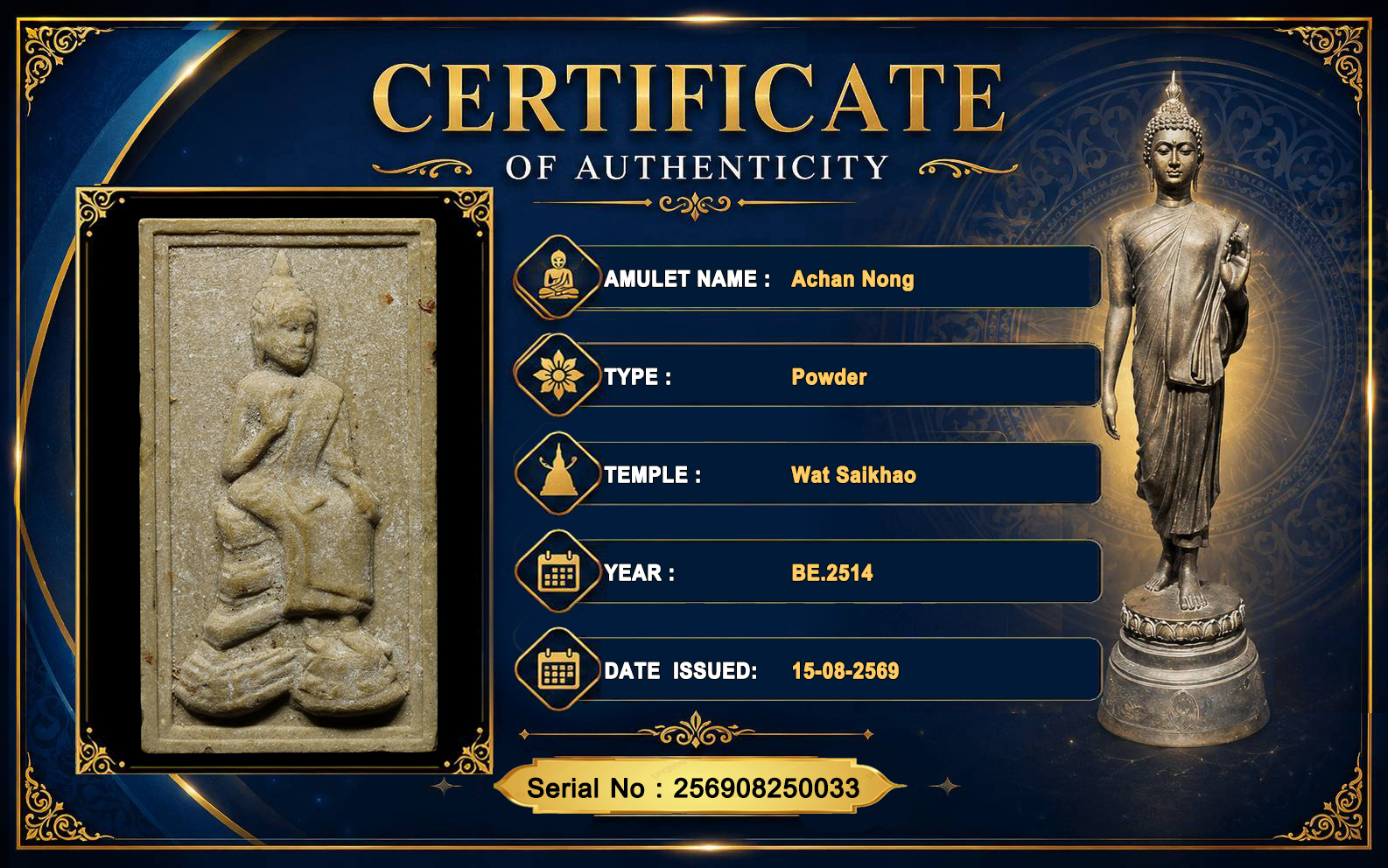 Achan Nong Wat Saikhao BE.2514