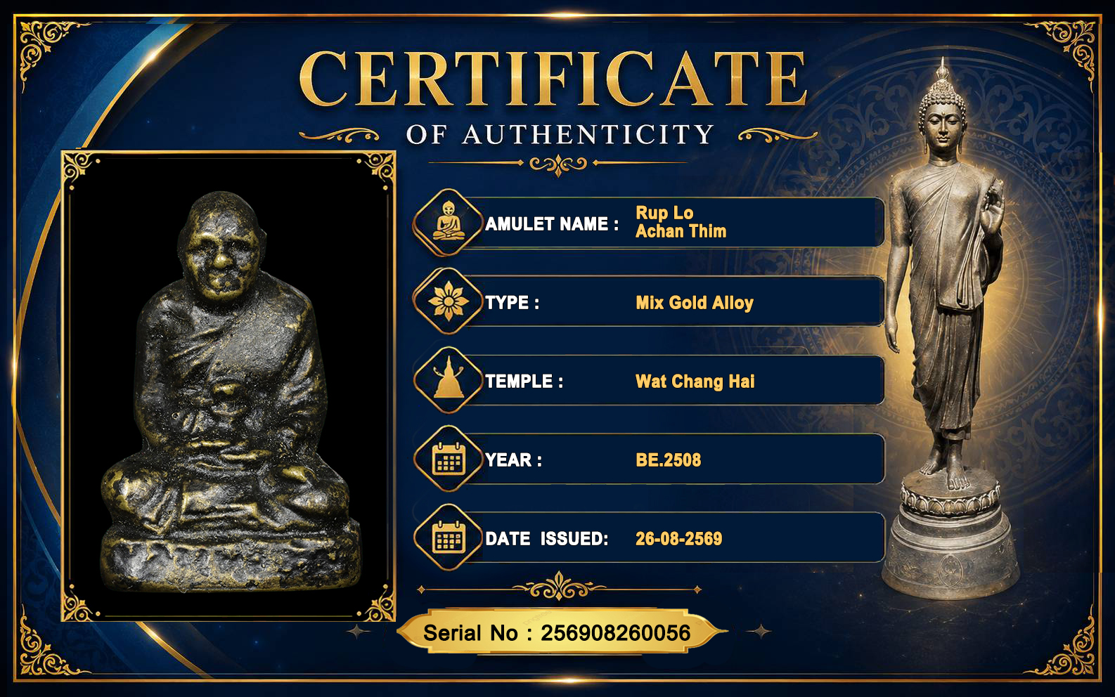 Rup Lo Achan Thim Wat Chang Hai BE.2508