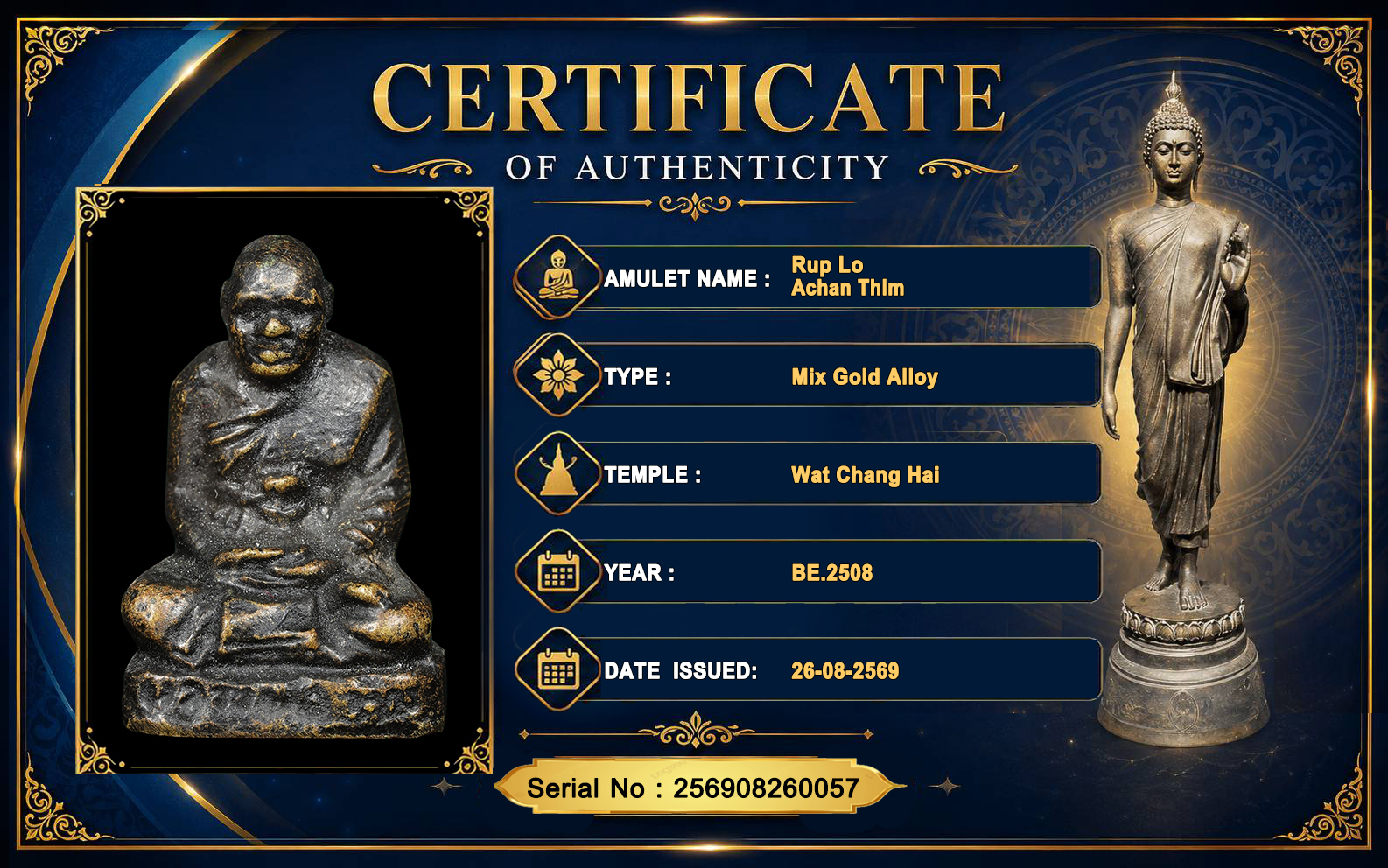 Rup Lo Achan Thim Wat Chang Hai BE.2508
