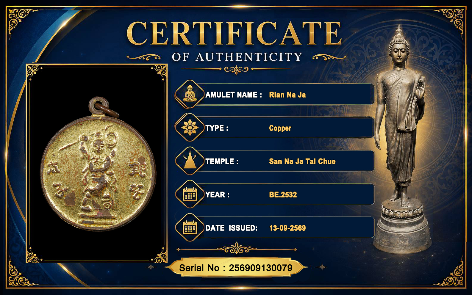 Rian Na Ja,San Na Ja Tai Chue BE.2532