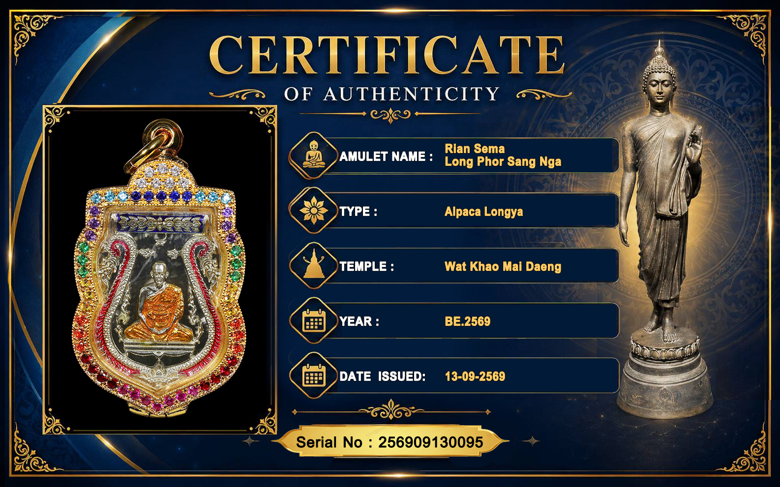 Rian Sema,Long Phor Sang Nga,Wat Khao Mai Daeng,BE.2569